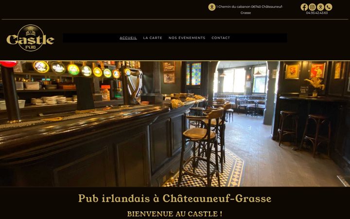 Screenshot of lecastlepub.fr