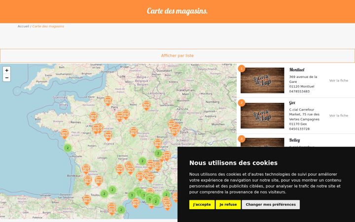 Screenshot of lecercledelavap.com