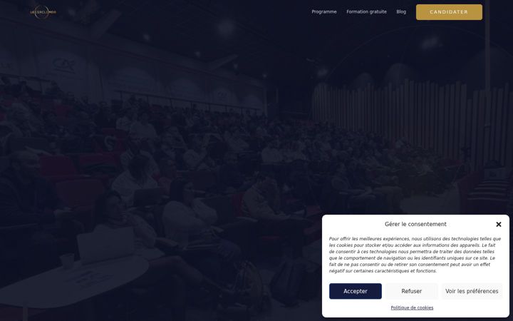 Screenshot of lecerclemdb.com
