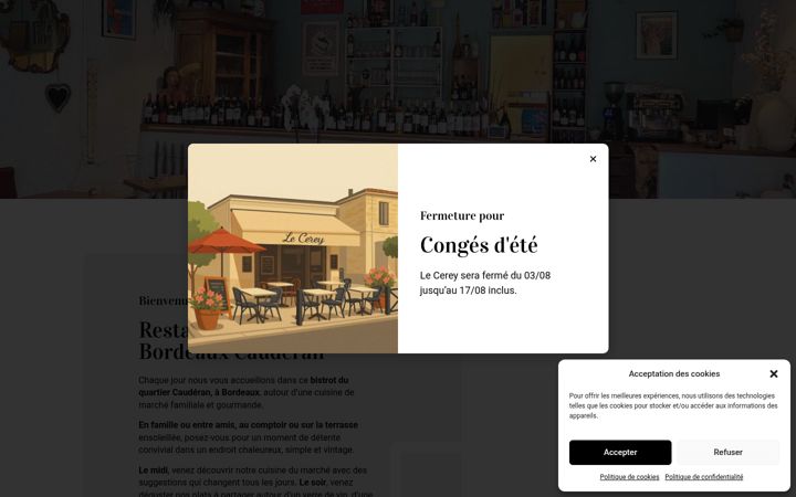 Screenshot of lecerey.fr