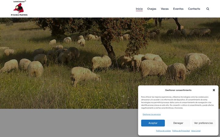 Screenshot of lechalcolmenar.com