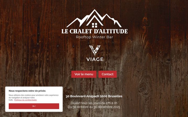 Screenshot of lechaletdaltitude.be