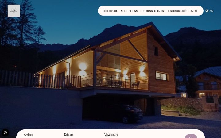 Screenshot of lechaletdestanne.com