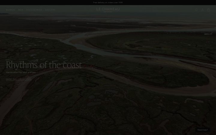 Screenshot of lechameau.com