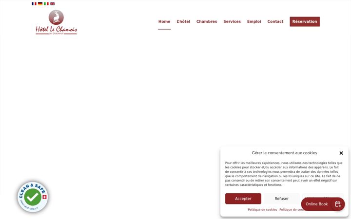 Screenshot of lechamois.ch