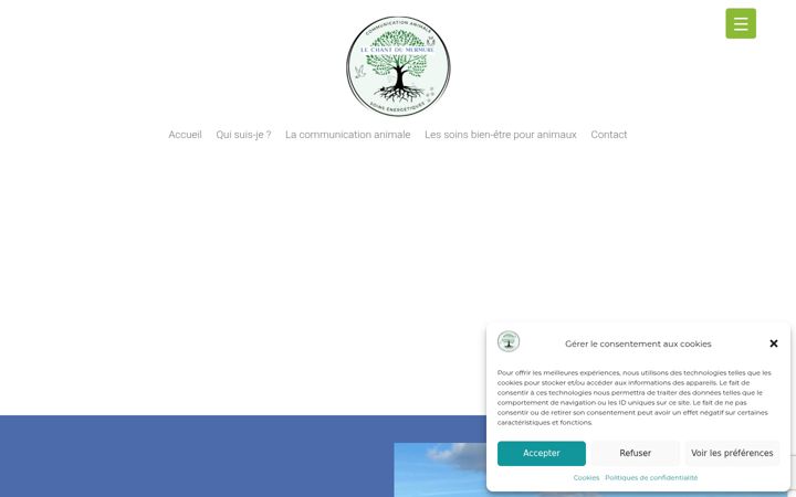 Screenshot of lechantdumurmure.fr