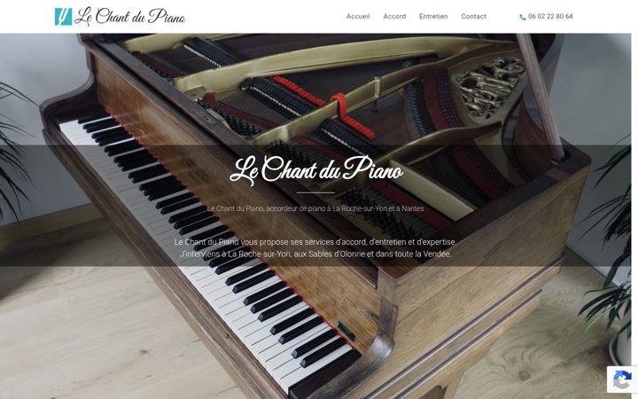 Screenshot of lechantdupiano.fr