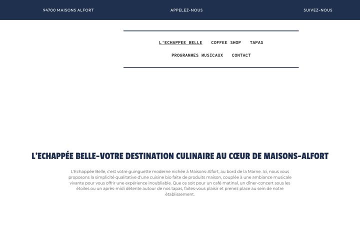 Screenshot of lechappeebelle-mde.fr