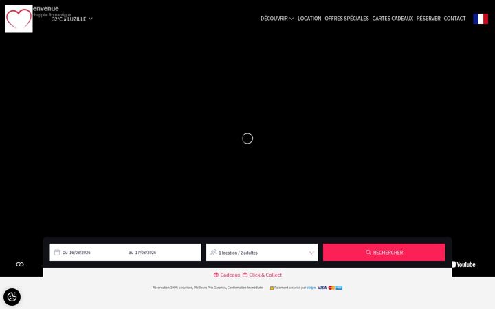 Screenshot of lechappeeromantique.com