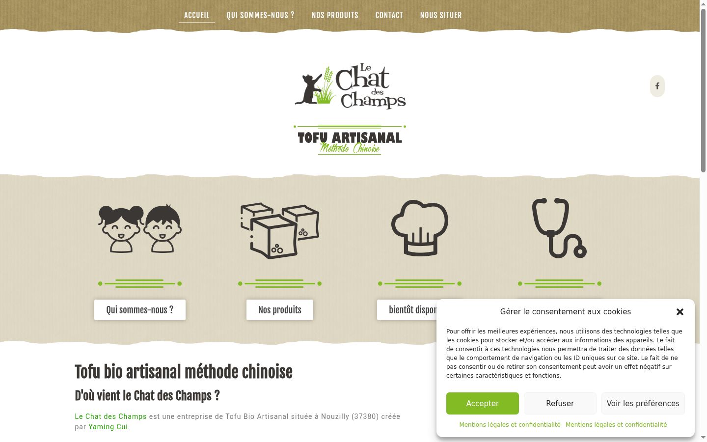 Screenshot tal-banner tal-kunsens muri qabel kwalunkwe interazzjoni
