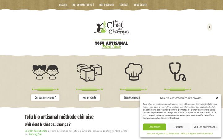 Screenshot of lechatdeschamps.fr