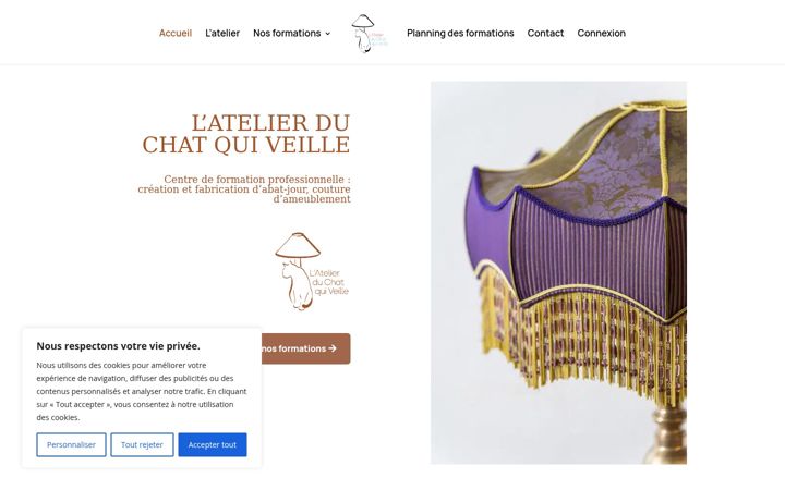 Screenshot of lechatquiveille.com