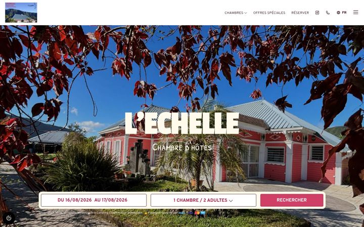 Screenshot of lechelle974.com