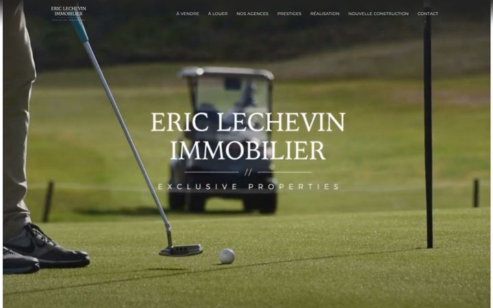 Screenshot of lechevinimmo.fr