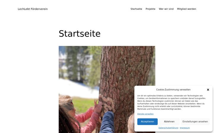 Screenshot of lechlebt.at