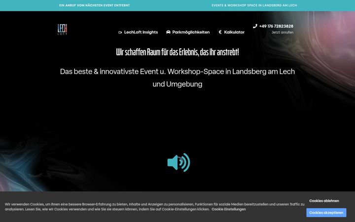 Screenshot of lechloft.de