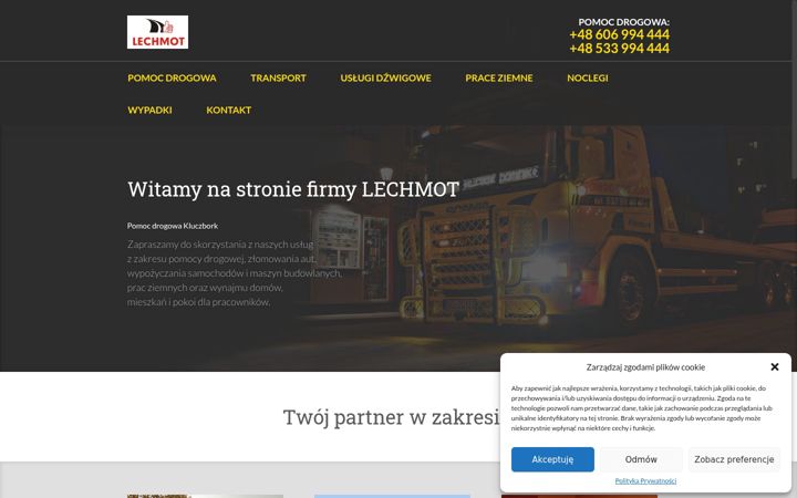 Screenshot of lechmot.pl