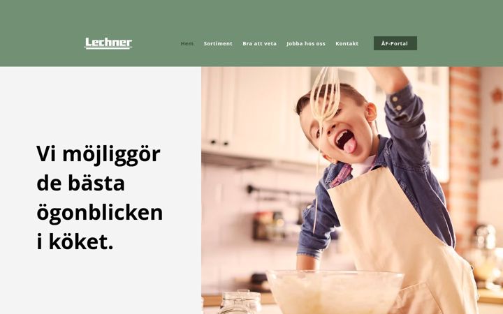 Screenshot of lechner.se