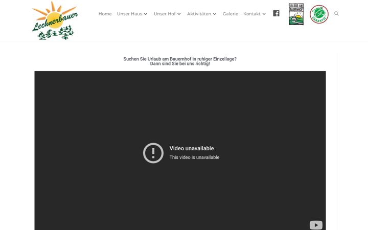 Screenshot of lechnerbauer.at
