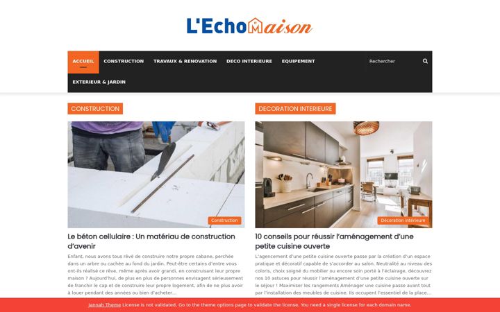 Screenshot of lechomaison.fr