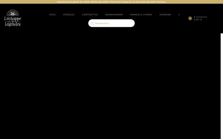 Screenshot of lechoppedeslegendes.fr