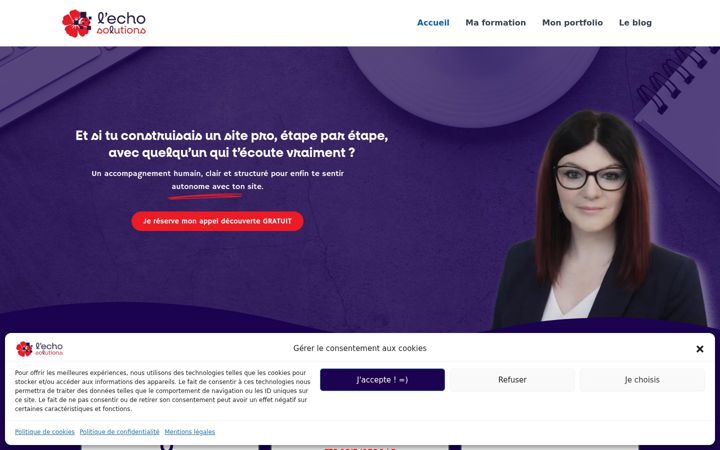 Screenshot of lechosolutions.fr