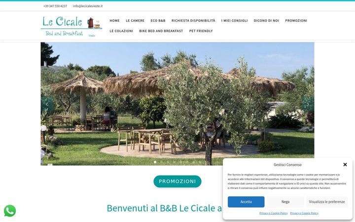 Screenshot of lecicalevieste.it