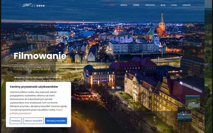 Screenshot of lecidron.pl