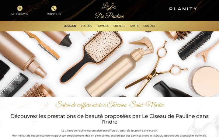 Screenshot of leciseaudepauline.fr