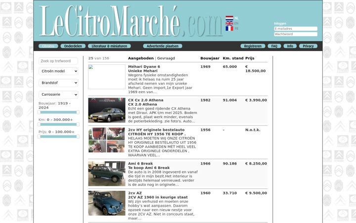 Screenshot of lecitromarche.nl