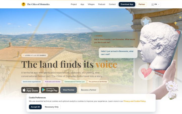 Screenshot of lecittadidiomede.it