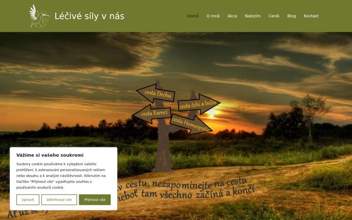 Screenshot of lecivesilyvnas.cz