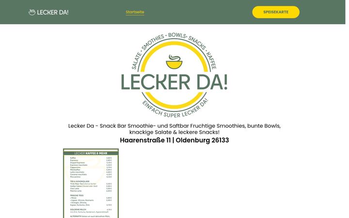Screenshot of leckerda.com