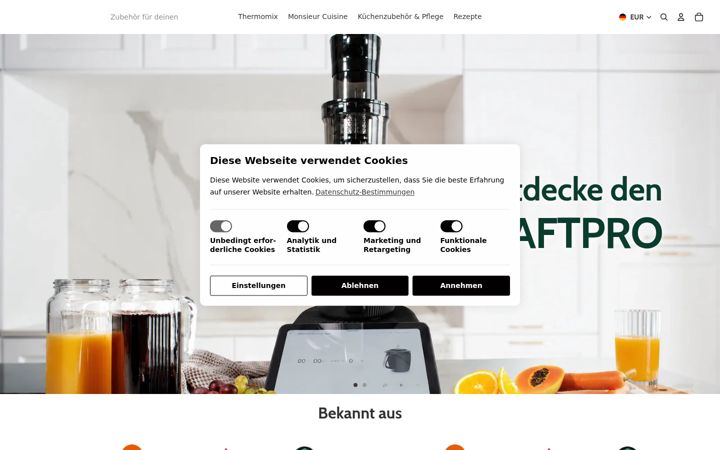 Screenshot ta' leckerhelfer.pl