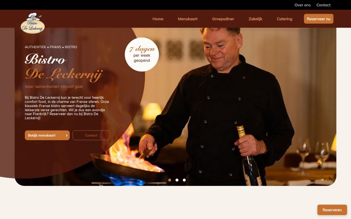 Screenshot of leckernij.nl