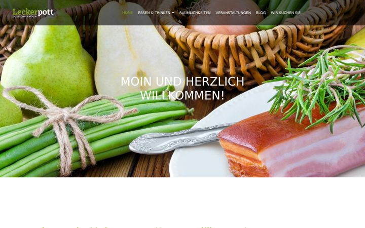 Screenshot of leckerpott-emden.de