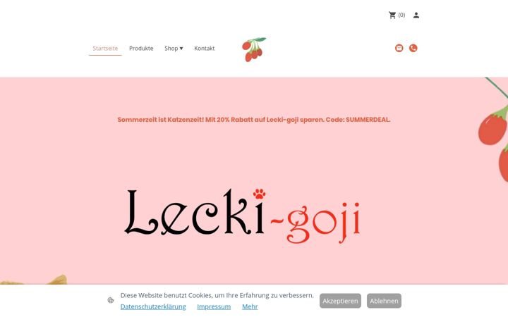 Screenshot of lecki-goji.de
