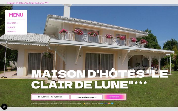 Screenshot of leclairdelune.net
