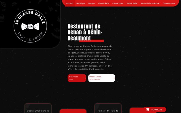 Screenshot of leclassedalle.fr