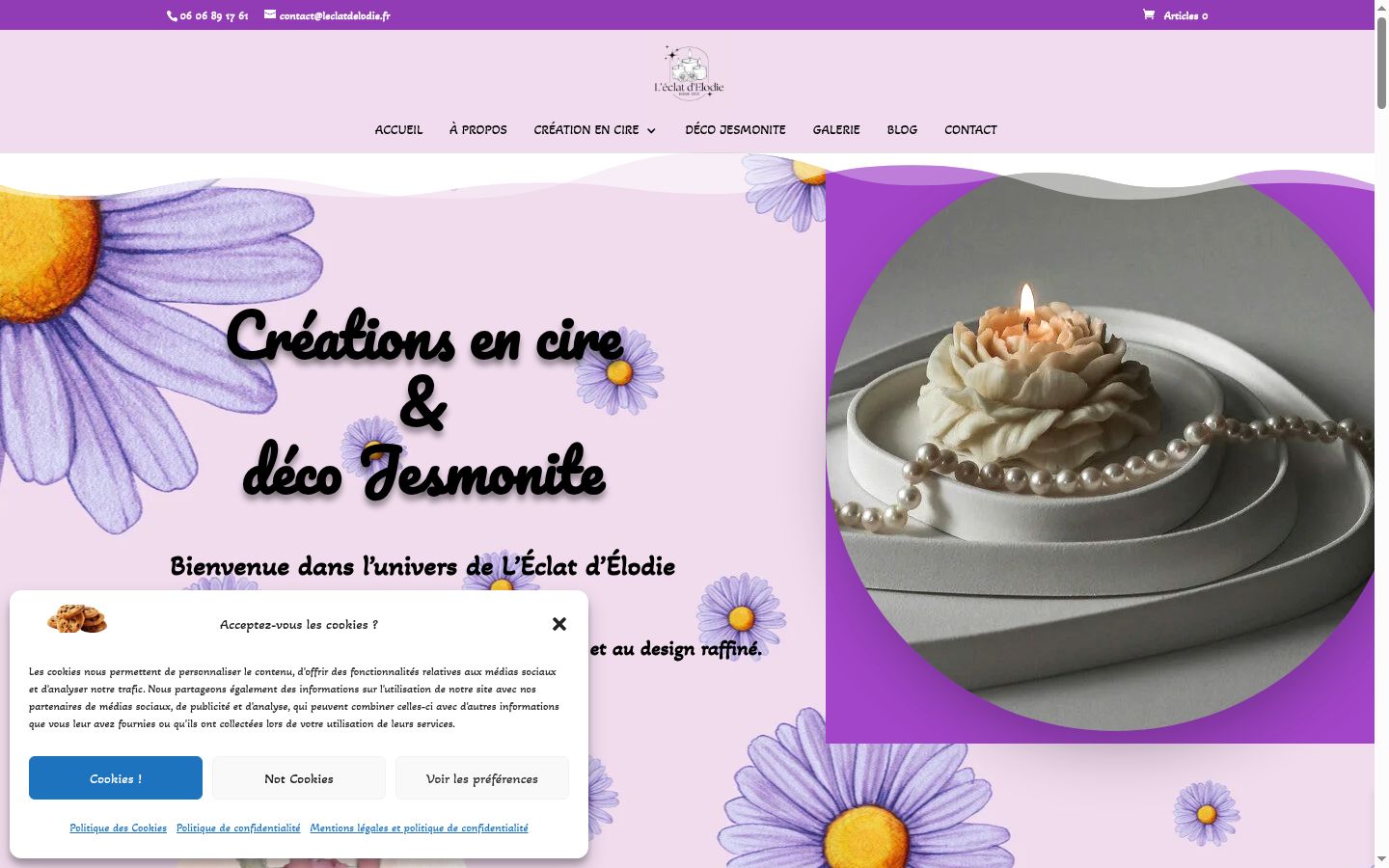 Screenshot des Einwilligungsbanners vor jeglicher Interaktion