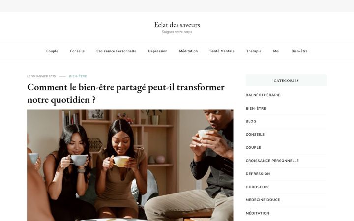 Screenshot of leclatdessaveurs.fr