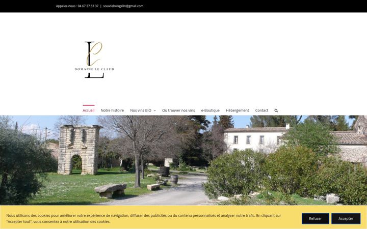Screenshot of leclaud.com