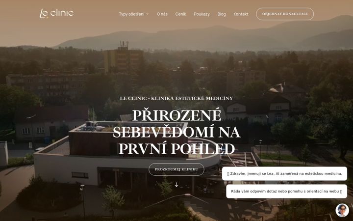 Screenshot of leclinic.cz