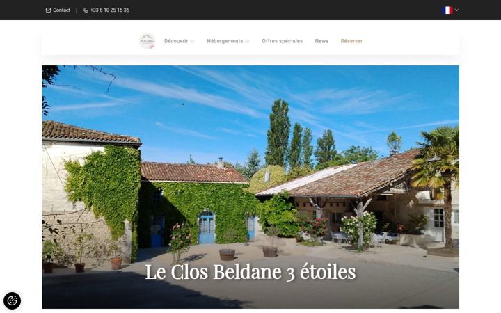 Screenshot of leclosbeldane.com