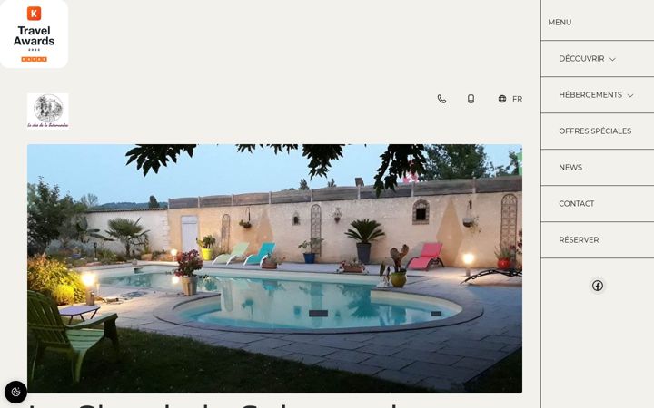 Screenshot of leclosdelasalamandre.fr