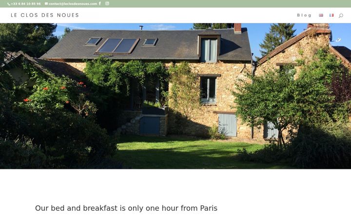 Screenshot of leclosdesnoues.com