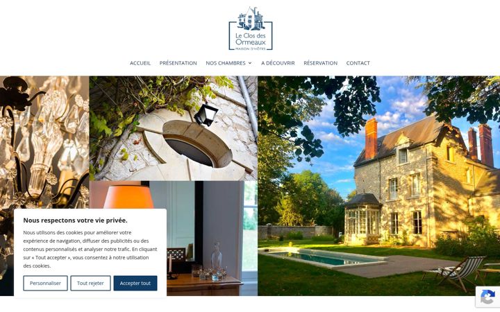 Screenshot of leclosdesormeaux.fr