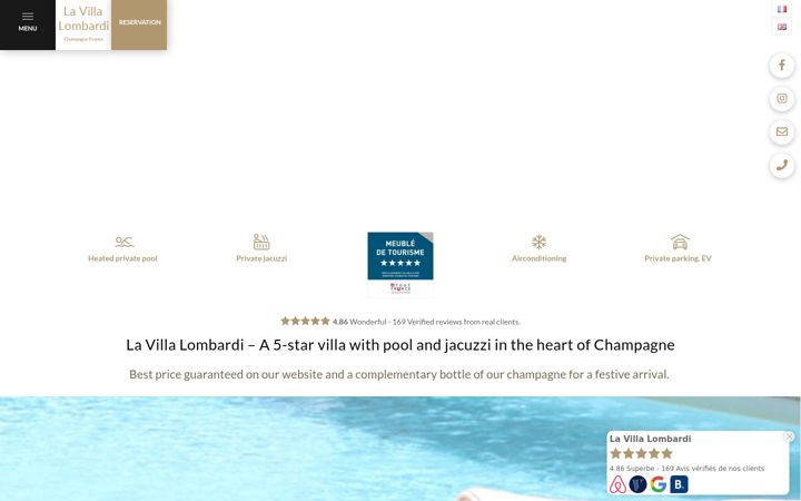 Screenshot of leclosdesriceys.com
