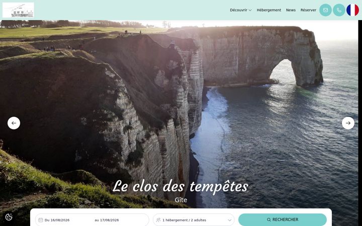 Screenshot of leclosdestempetes.com