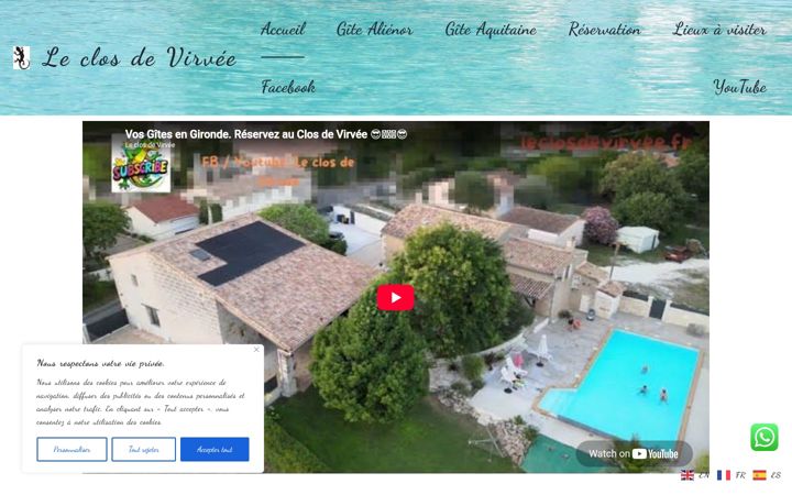 Screenshot of leclosdevirvee.fr